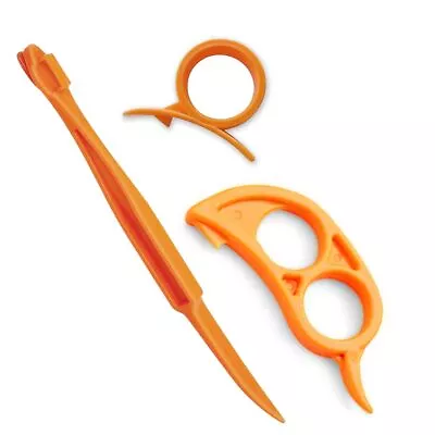 Orange Peeler Tools Citrus Peel Cutter Plastic Easy Fruit Vegetable Slicer Cu... • $8.76