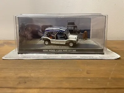 MINI MOKE  #24 007 James Bond Collection Model  LIVE & LET DIE DieCast Model Car • $16.12