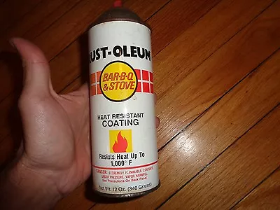 Vintage Rust-Oleum Rustoleum Bar-B-Q Heat Resistant Coating Can  • $9.99
