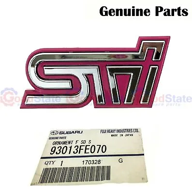 GENUINE Subaru Impreza WRX STI 2001 - 2004 Front Grille Badge Emblem Ornament • $35.43