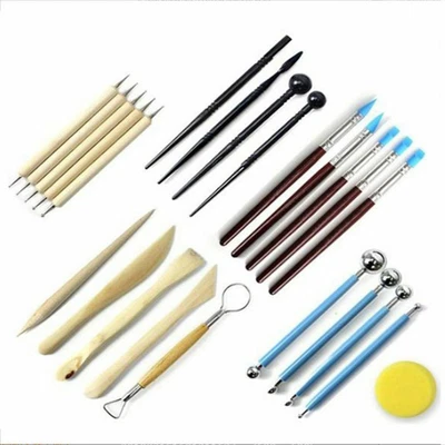 £8.98 • Buy 24 Pcs Polymer Modeling Clay Sculpting Tools Set For Sculpture Pottery