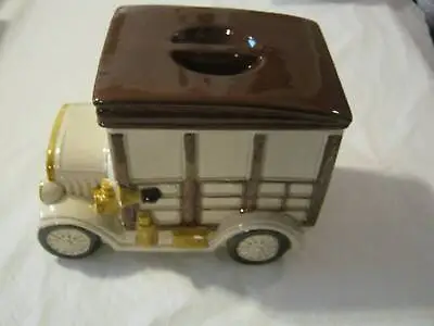 Vintage Otagiri 1980 Model T Touring Classic Car Ceramic Cookie Jar Canister • $19.99