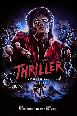 Michael Jackson Thriller Poster 13x19 Art Print High Quality B2G1 Free • $14.75