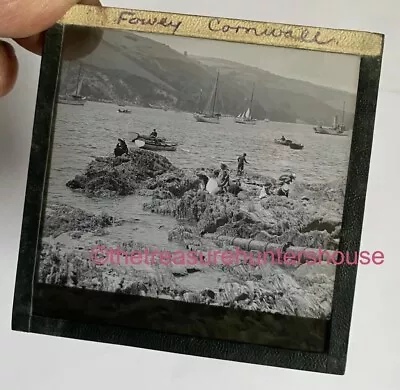 Fowey Cornwall Magic Lantern Slide C1910 Cornwall Photographs (No2) • $6.17