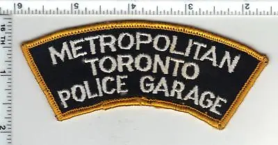 Metropolitan Toronto Police Garage (Canada) Shoulder Patch From The 1970's  RARE • $29.95