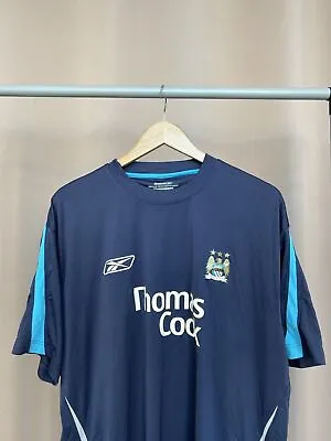 FC Manchester City 2005/2006 Reebok Training Football Shirt Soccer Jersey 2XL • £42.42