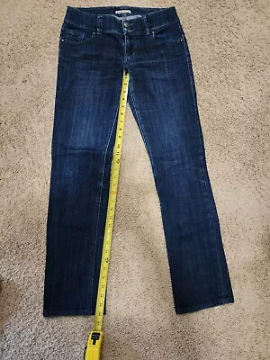 Cabi Lou Lou Straight Leg Style 201 Dark Wash Jeans Size 4 Womens • $29.95