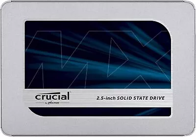 Crucial MX500 500 GB CT500MX500SSD1-Up To 560 MBs 3D NAND SATA 2.5 Inch Inter • £73.14