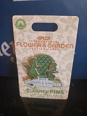 2024  Disney Flower And Garden Alice & Mad Hatter Limited Release Pin  • $17.50