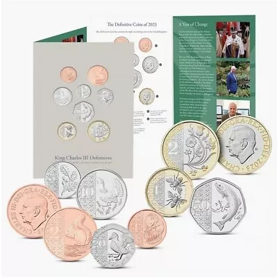 2023 Definitive 8 Coin Set Royal Mint Brilliant Uncirculated With Privy Mark • £38.65