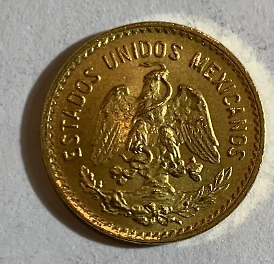 1955 Mexico Gold 5 Pesos UNC • $299.99