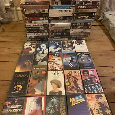 £6.99 • Buy Vintage Music Concert VHS Video Tapes Choose Any 3 For Less Than £10 Pick & Mix