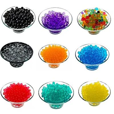 £0.99 • Buy 500pcs Crystal Water Beads Vase Filler Balls Multicolor Plant & Party Decoration