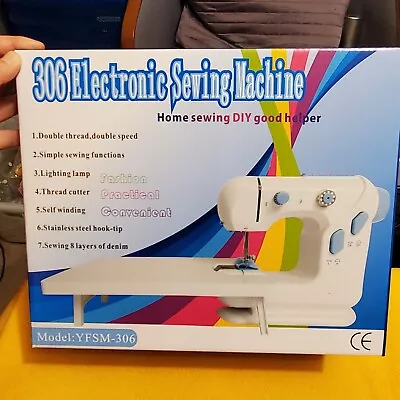 306 Mini Sewing Machine For Beginners Portable Electric Sewing Machines W Table • $33