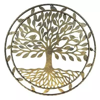 Large Metal Tree Of Life Wall Decor Art - 23 1/2  Rustic Plaque  • $72.35