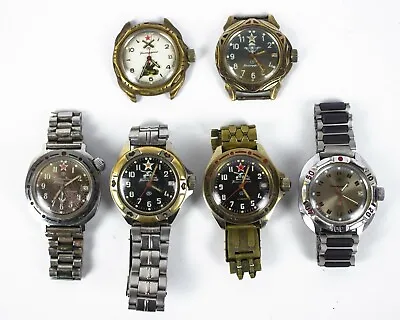 Vostok Mechanical Mens Russian Wristwatches Wostok Amfibia  Comandirskie Watch-6 • $150