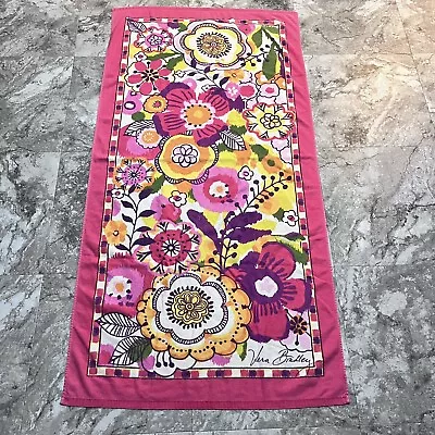 Vera Bradley Floral Bright Beach Bath Towel 31x63” • $22