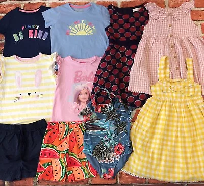 Girls Clothes Bundle 4-5 Years Dress Tops Shorts Next Jasper M&s George Etc • £16