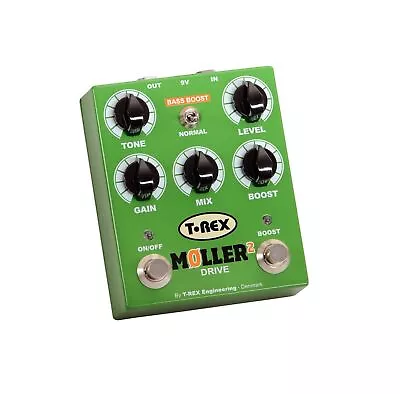 T-Rex Engineering MOLLER-2 Classic Overdrive Guitar Effects Pedal With Clean ... • $192.50