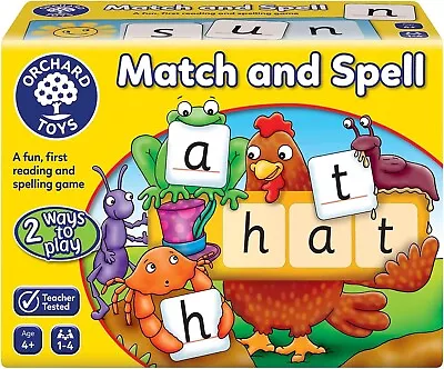 £8.45 • Buy Orchard Toys Match And Spell Game For Sight Words, Reading & Literacy Skills, &