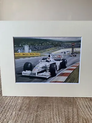 Johnny Herbert Stewart Ford Nurburgring 1999 Mounted F1 Print Formula 1 • £9.50