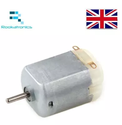 Small Motor 3V-6VDC Miniature 17000-18000 RPM (Gear Can Be Included Or Not) • £4.59