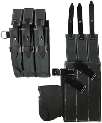 WWII German MP38/ MP40 Magazine Pouch Set - Reproduction (Grey) • $34.29