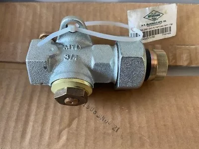 A.Y McDonald 6276G 3/4  FNPT X Insulated Union FNPT Tailpiece Gas Valve 175# • $18.59