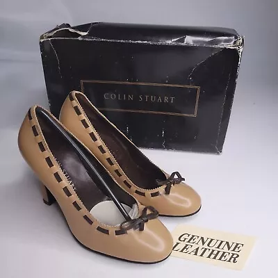 Victoria's Secret Colin Stuart Womens Shoes Size 5  Genuine Leather Pumps Heels • $12.95