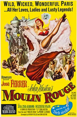 Moulin Rouge - 1952 - Movie Poster • $9.99