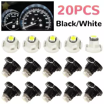 20X White T4/T4.2 Neo Wedge LED Instrument Cluster Dash A/C Climate Light Bulbs • $9.28