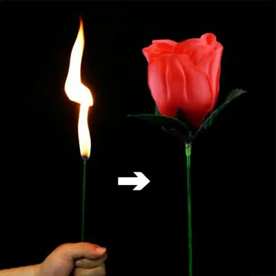 £2.94 • Buy Torch To Rose Fire Magic Trick Flame Appearing Flower