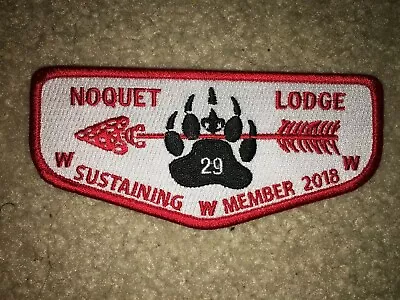 Boy Scout Noquet OA 29 Great Lakes Michigan Council 2018 Sustaining Flap Patch • $6.99