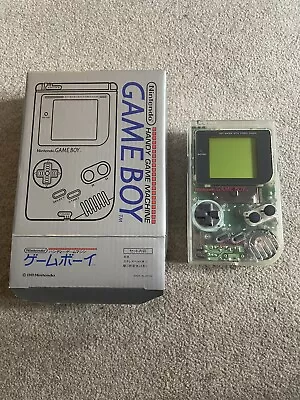 Nintendo Game Boy Clear With Tetris Game Console In VGC Inc Protective Box • £70