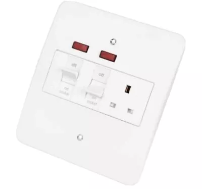 £34.99 • Buy MK COOKER CONTROL UNIT 45a DP + 1G OUTLET LOGIC PLUS SURFACE MOUNT K5040 (B406)