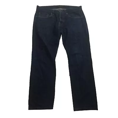 J. Brand Kane Slim Straight Selvedge Medium Washed Denim Jeans Size 32 Preppy • $44