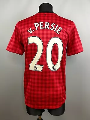 Manchester United 2012 2013 V.persie Home Shirt Football Soccer Nike Size S • $76.05