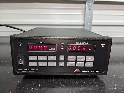 $495 • Buy Maxtek TM-350 Thickness Monitor For Vacuum Film Deposition / 30 DAY GUARANTEE