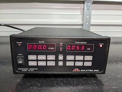Maxtek TM-350 Thickness Monitor For Vacuum Film Deposition / 30 DAY GUARANTEE • $495