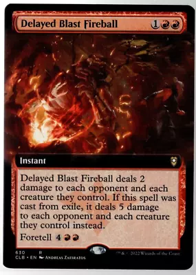 Delayed Blast Fireball 630 Extended Art Rare Baldur's Gate Magic TCG Near Mint • $13.99