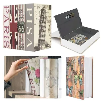 £9.99 • Buy Book Safe Storage Box With Lock Dictionary Secret Cash Money Hidden Box Security