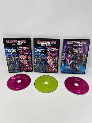 Monster High Dvd Lot X 3 All Discs Clean And Resurfaced • $12