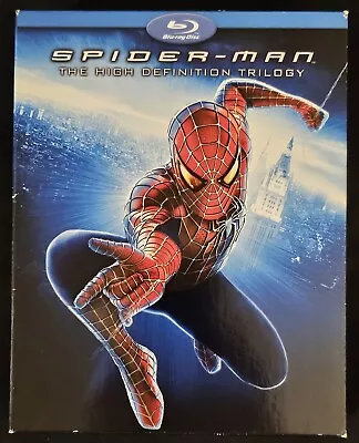 SPIDER-MAN: THE HIGH DEFINITION TRILOGY Blu Ray Set Action Adventure Sci-Fi • $16.95