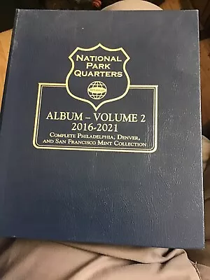 WHITMAN CLASSIC National Park Quarters Volume 2 Two PD&S Album #3059  • $15