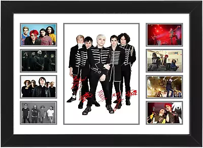 AllStarMedia My Chemical Romance Autographed Collage Poster Print - Limited A4 • $22.49