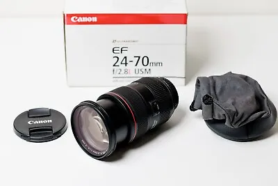 Canon EF 24-70 Mm F/2.8L II USM Lens - Black - Used - Excellent Condition • $1900