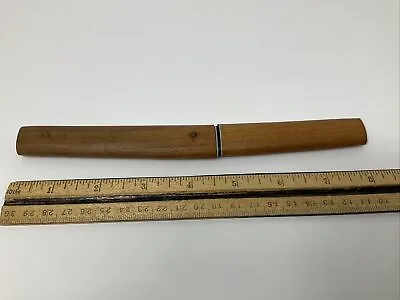 VTG Japan Miniature Samurai Sword Katana Letter Opener W Wooden Sheath 8 Inch • $11.99