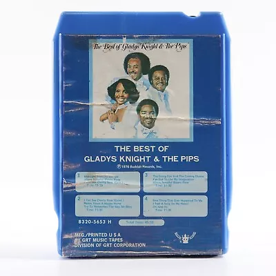 The Best Of Gladys Knight And The Pips (8-Track Tape REFURBISHED 1976 Buddah) • $7.12