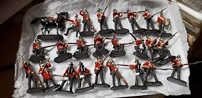 Vintage JOBLOT RARE REVELL PAINTED  NAPOLEONIC BRITISH INFANTRY 1/72 WATERLOO  • £19.99