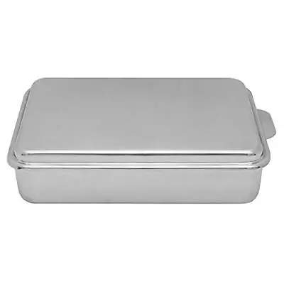 Stainless Steel 9 X 13 Inches Covered Cake Pan Silver • $70.52